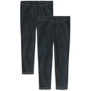 Girls Leggings2 Packtrue Indigolarge (10P-12Plus)